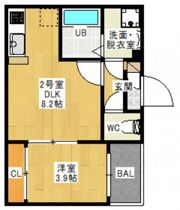 REGALEST JM 南方の間取り画像