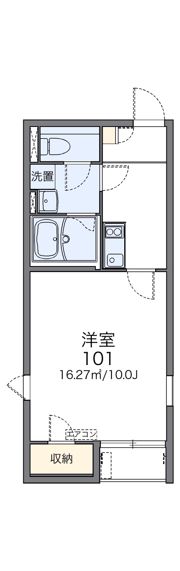 レオネクスト晋Ⅱの間取り画像