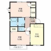 アンタレス 北野 Aの間取り画像