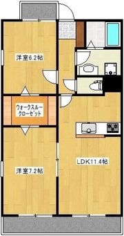 クロノス31田井島の間取り画像