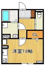 トレス城野館の間取り画像