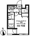 スマートビラVILLA中延伍番館の間取り画像