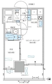 パークアクシス西大島コンフォートスクエアの間取り画像