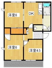 クレセント八幡Bの間取り画像