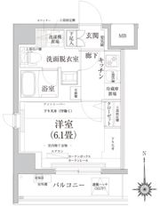 ティモーネプレミアム川崎イーストの間取り画像