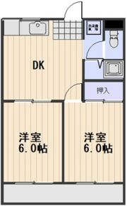 シェルティ三浜町の間取り画像