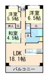 ジークレフ六甲の丘B棟803号室 Cの間取り画像