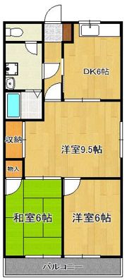 メゾン幸の間取り画像
