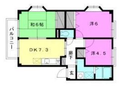 フォブール長野2の間取り画像