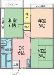 ラフィーネ刀根山の間取り画像