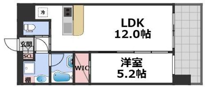 プレジオ玉造の間取り画像