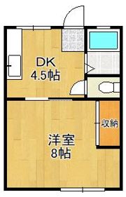 パナハイツ若園の間取り画像