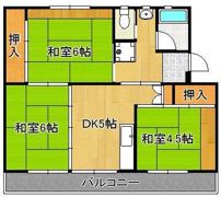 ビレッジハウス本城3号棟の間取り画像