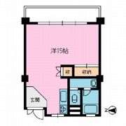 神楽坂マンションの間取り画像