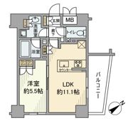 プレシス文京春日の間取り画像