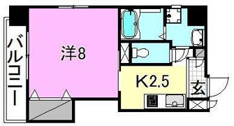 Mayfair空港通squareの間取り画像