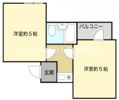 花KAWAの間取り画像