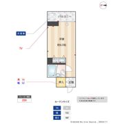 GSハイム第二江坂の間取り画像