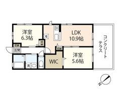 MaisonBlanche A棟の間取り画像
