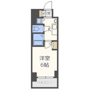 プレサンス谷町アルファの間取り画像