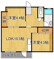 e-lux1の間取り画像