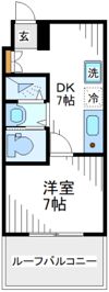 ココミ早稲田の間取り画像