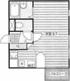 レリブ植松の間取り画像
