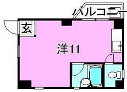 オックスフォードサーカス松山市駅IIの間取り画像