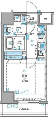 ジェノヴィア浅草Ⅲグリーンヴェールの間取り画像
