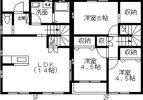 川田貸家 西端の間取り画像