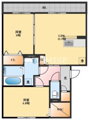 オッツ池田の間取り画像