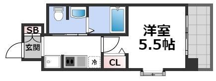 エスリード南堀江リバーサイドの間取り画像