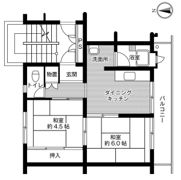 ビレッジハウス近見2号棟の間取り画像