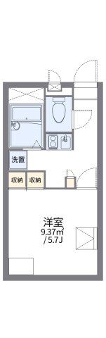レオパレスリバーパークの間取り画像