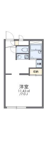 レオパレスミレナリスの間取り画像