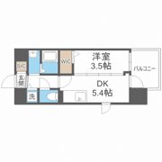エステムコート難波Ⅶビヨンドの間取り画像