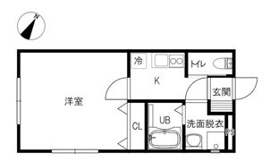 Ma maison田井町A棟の間取り画像
