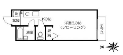 大島アパートの間取り画像