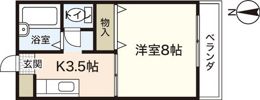 フレグランス諏訪の間取り画像