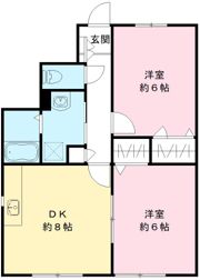 青葉メゾンの間取り画像