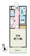 (仮称)キャメル梅島2Aの間取り画像