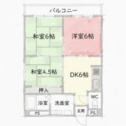 新栄プロパティー千林Ⅱの間取り画像