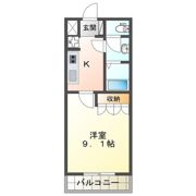 アムールハイツおおばの間取り画像