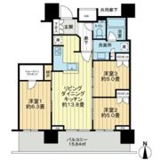 プラウドタワー岡山の間取り画像
