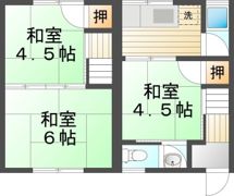 ラメゾン日比の間取り画像