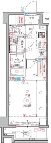 クレヴィスタ亀戸Ⅵの間取り画像