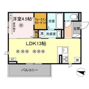 TORISIA飛田の間取り画像