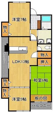レリディアンス・ビューマの間取り画像