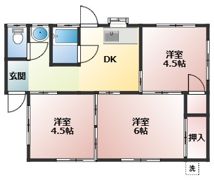 高田様貸家の間取り画像