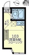 ユナイト根岸パステルナークの間取り画像